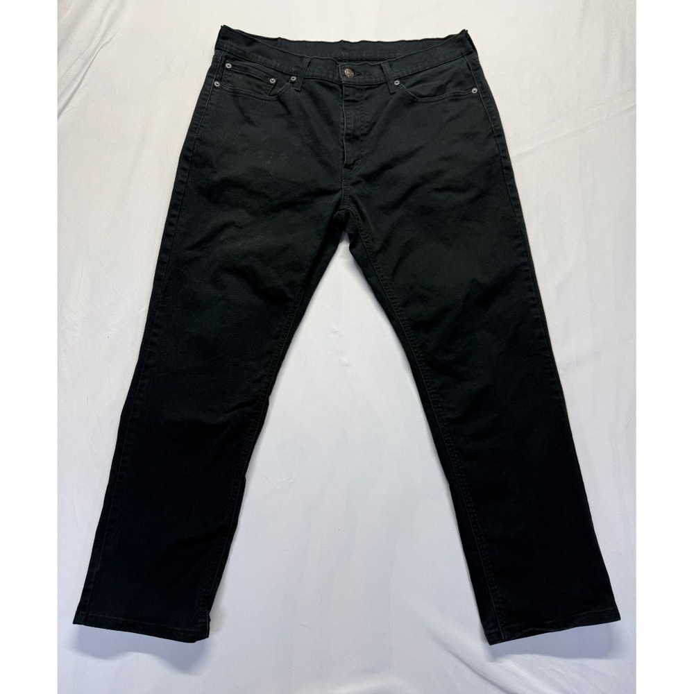 Levi's 541 Athletic Taper Fit Jeans Mens 36x28.5 Black Dark Wash Denim Stretch